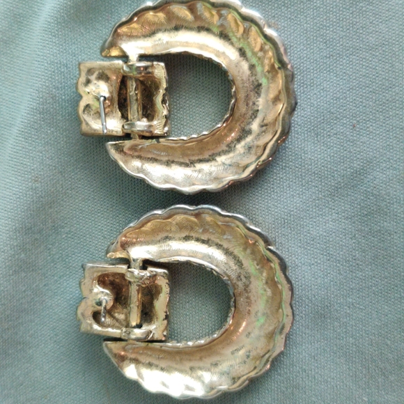 Retro Door knocker Earrings Vintage - Picture 2 of 2